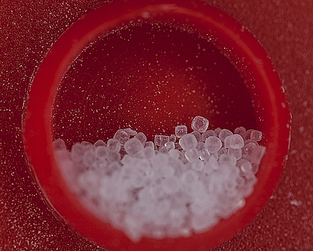 Маленькие кристаллы соли
